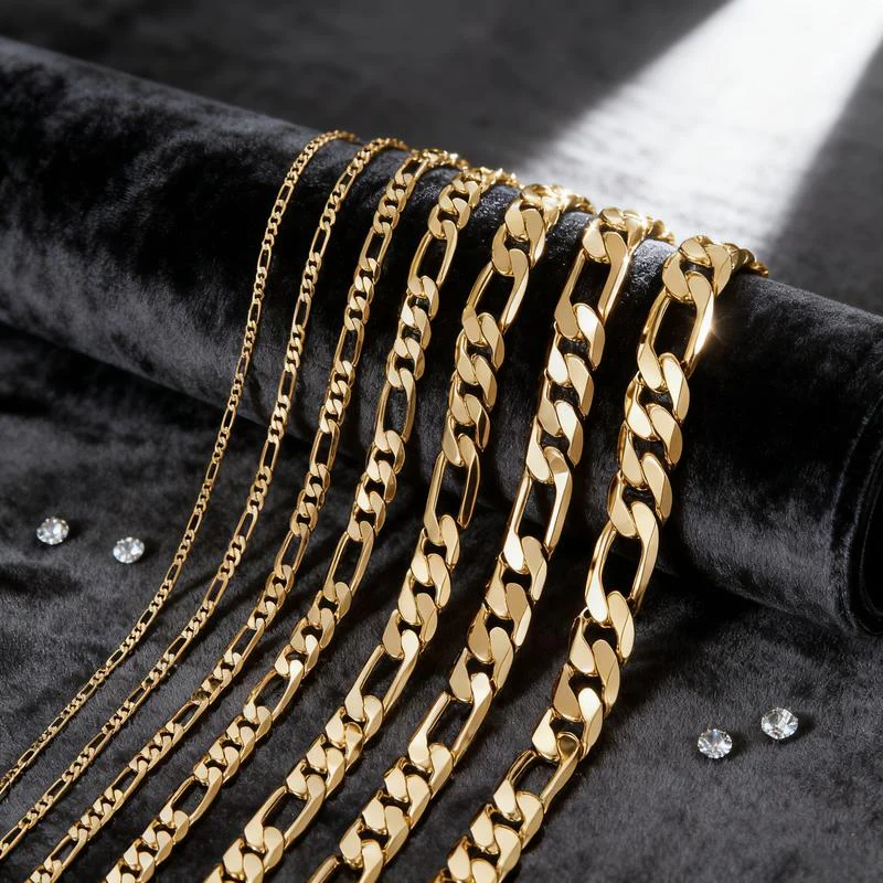 Figaro Chain Necklace - Image 4