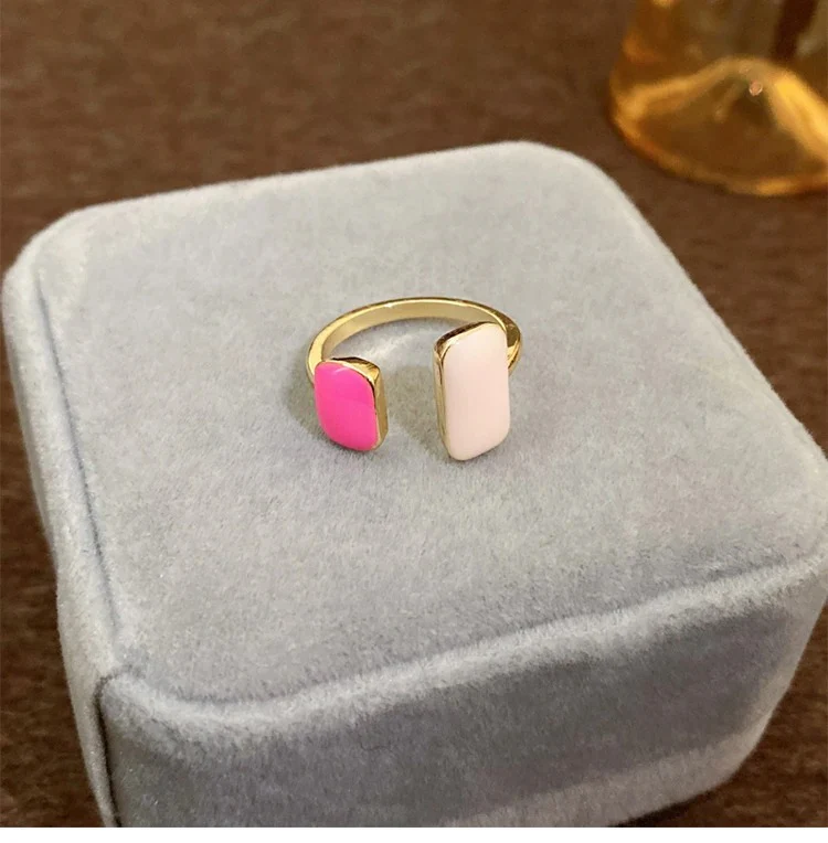 Geometric Dripping Shapes Ring - Image 4