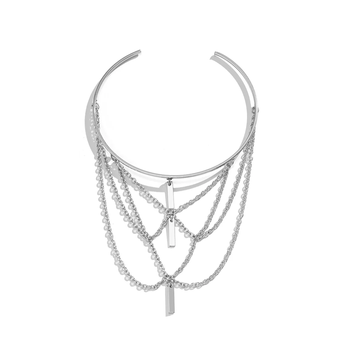 Gold Chain Tassel Arm Bracelet - Image 4