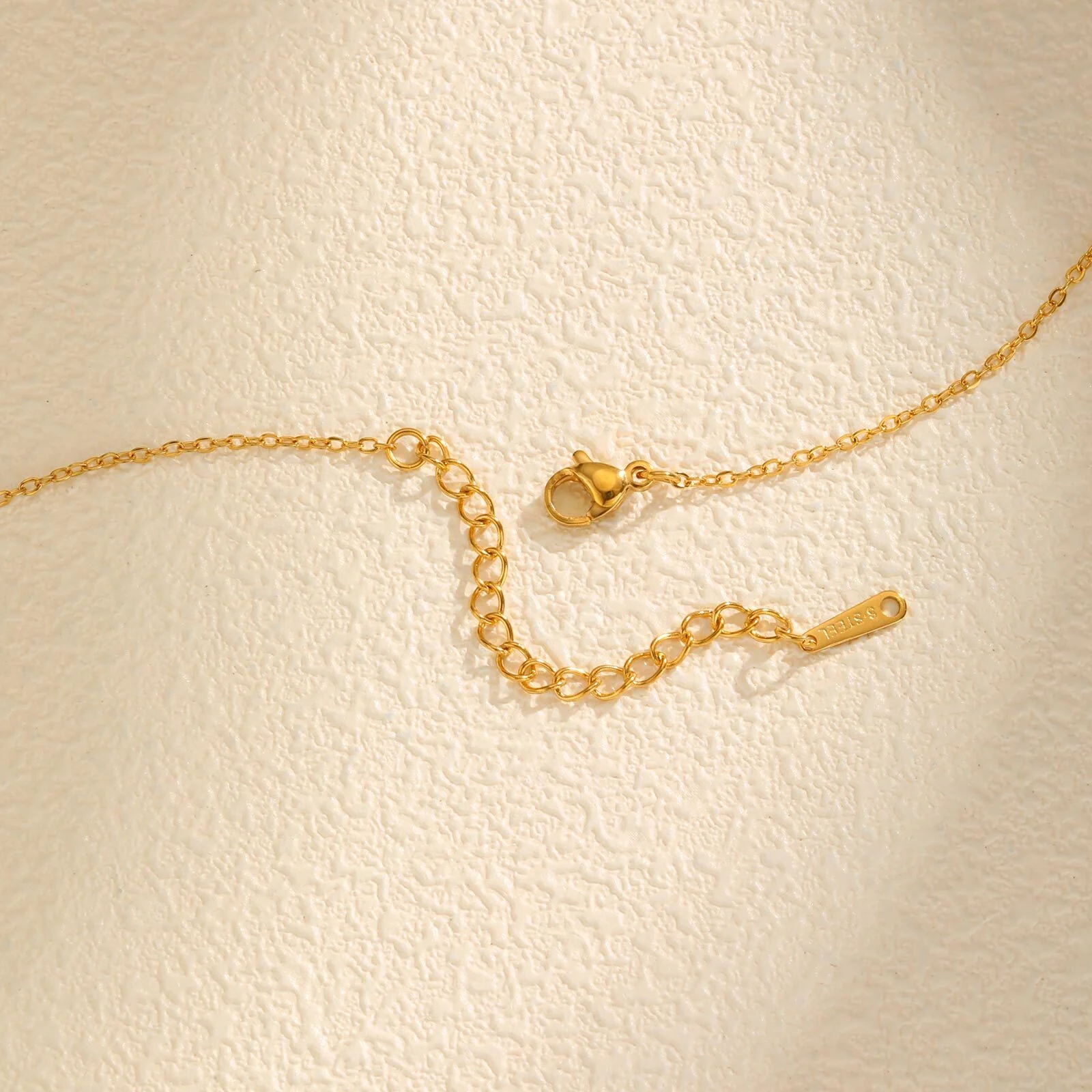 Gold Floral Drop Pendant Necklace - Image 2