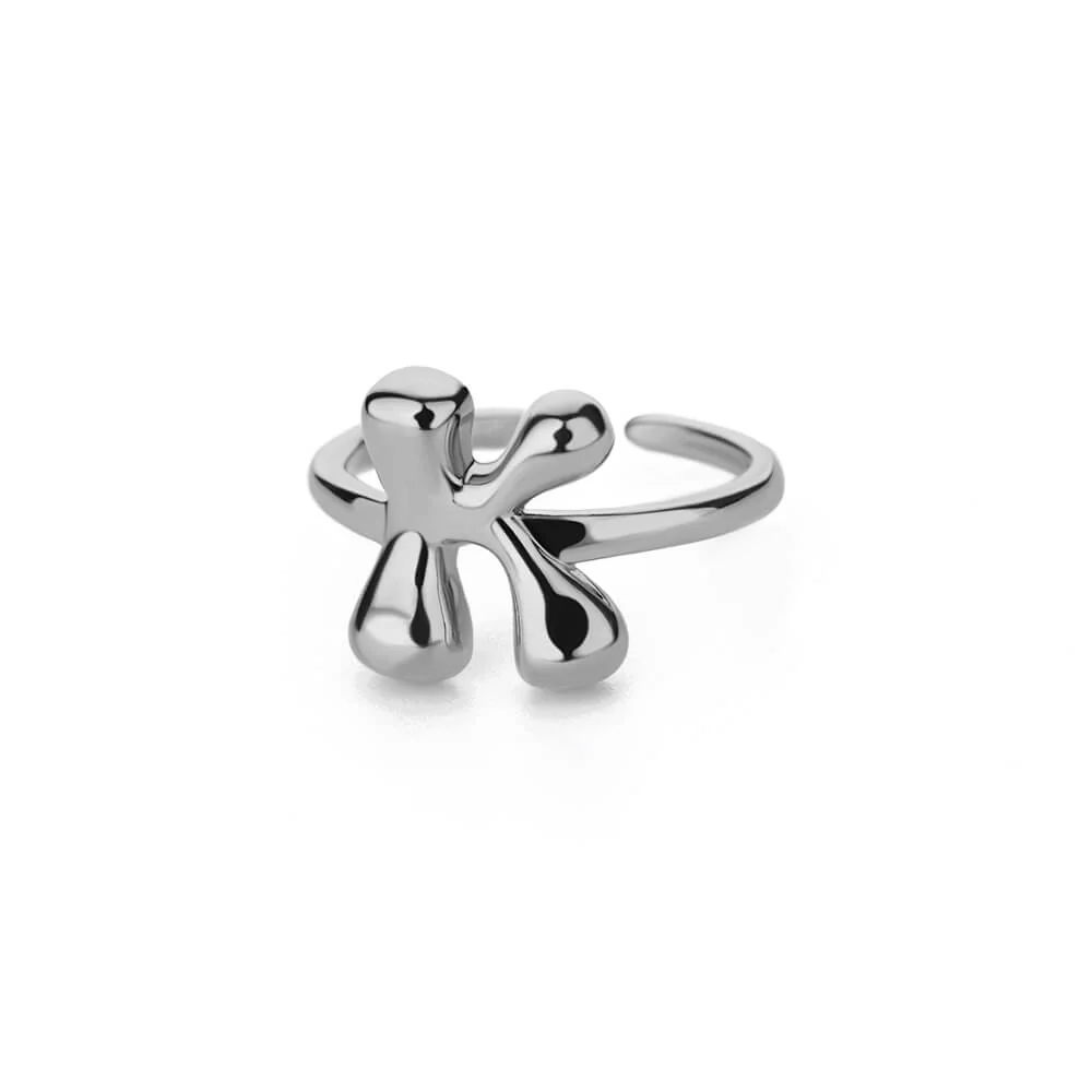Gold Initial Statement Ring - Image 35