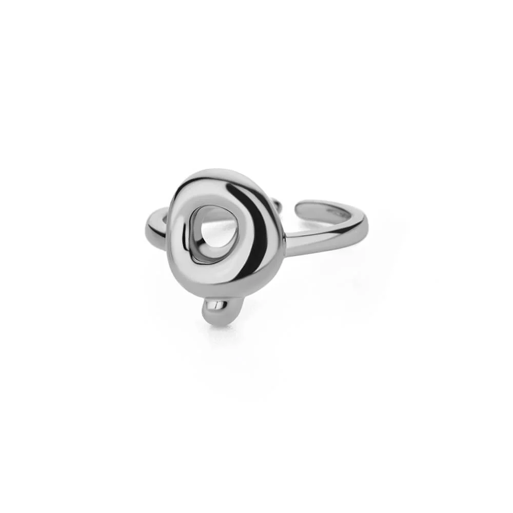 Gold Initial Statement Ring - Image 40