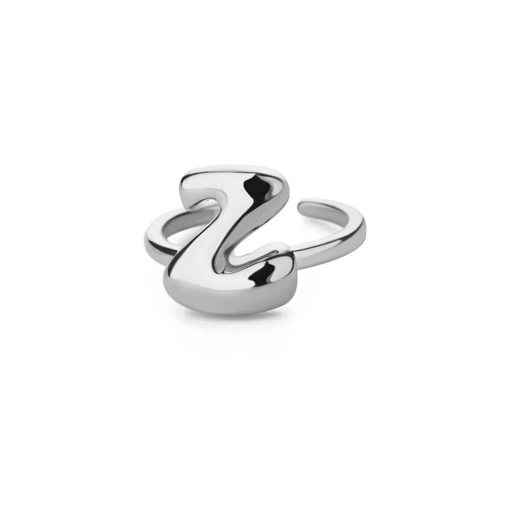 Gold Initial Statement Ring - Image 49