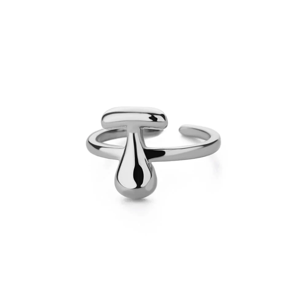 Gold Initial Statement Ring - Image 50