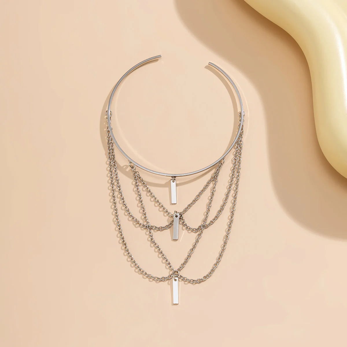 Gold Layered Chain Arm Cuff - Image 3