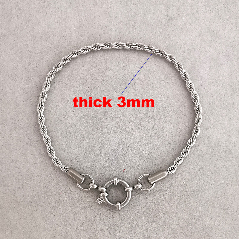 Gold Rope Chain Bracelet - Image 3