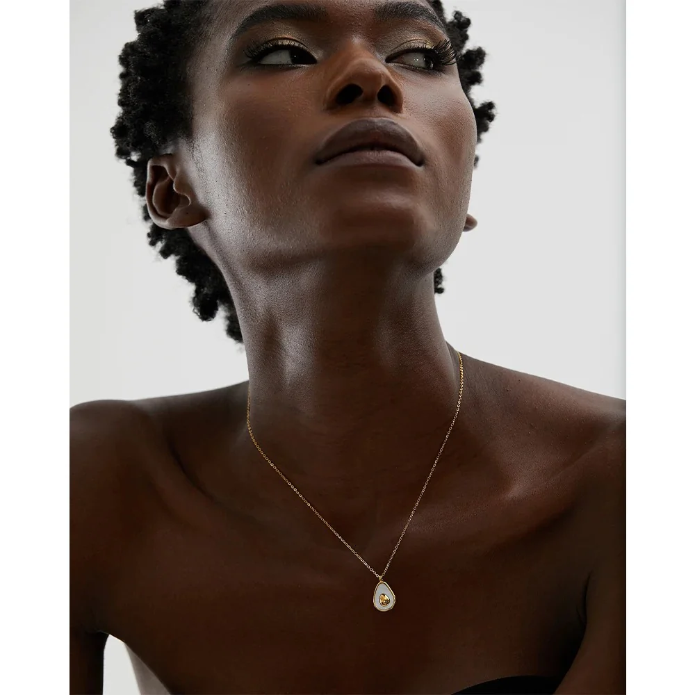 Golden Avocado Necklace - Image 3