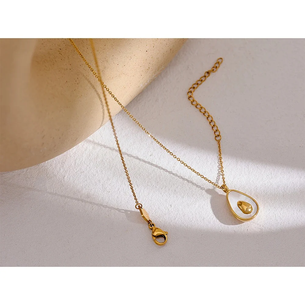 Golden Avocado Necklace - Image 4