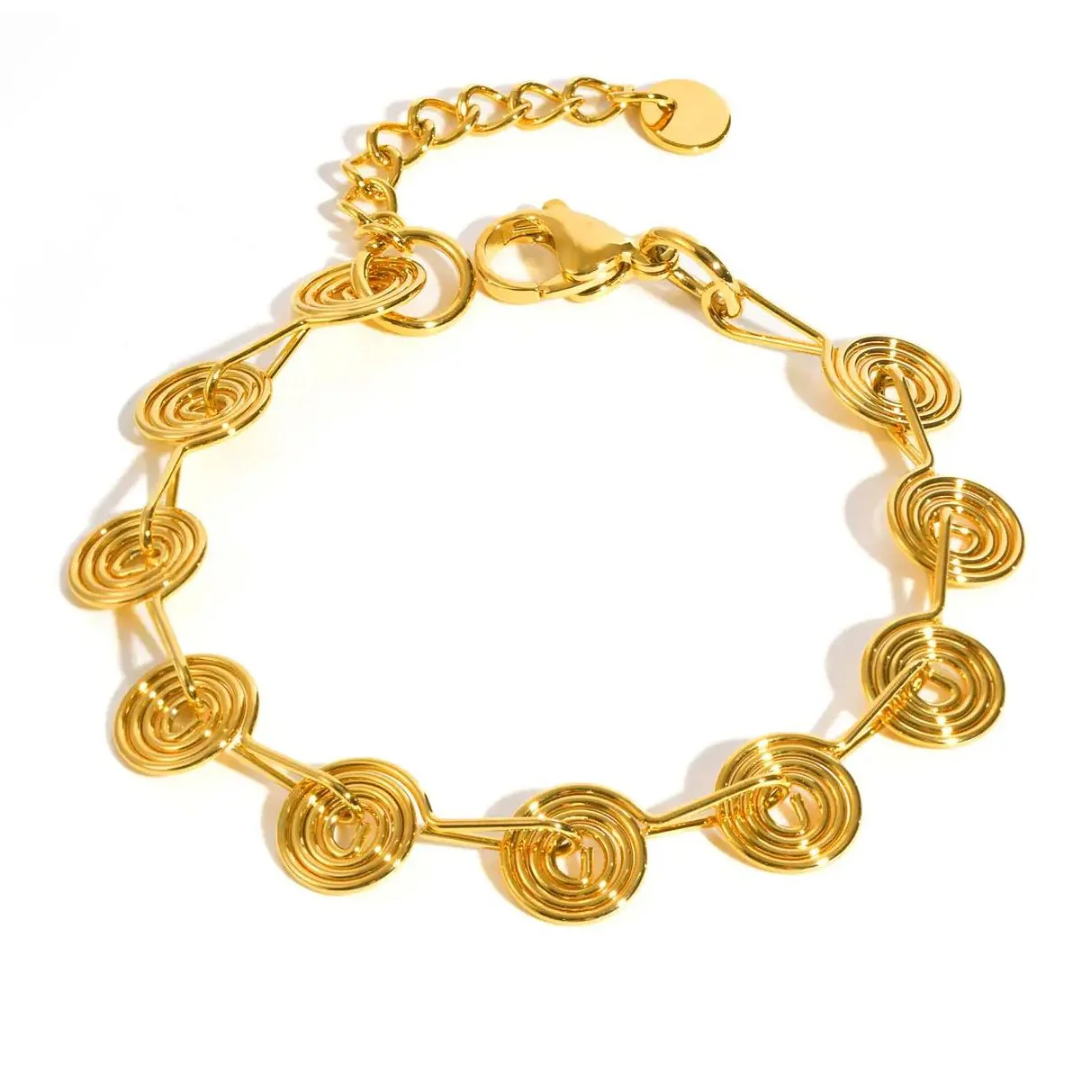 Golden Swirl Embrace Bracelet - Image 3