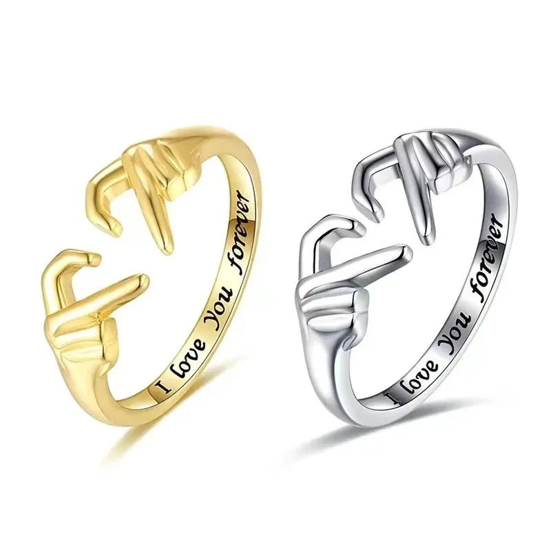 Hand Heart Love Ring - Image 3