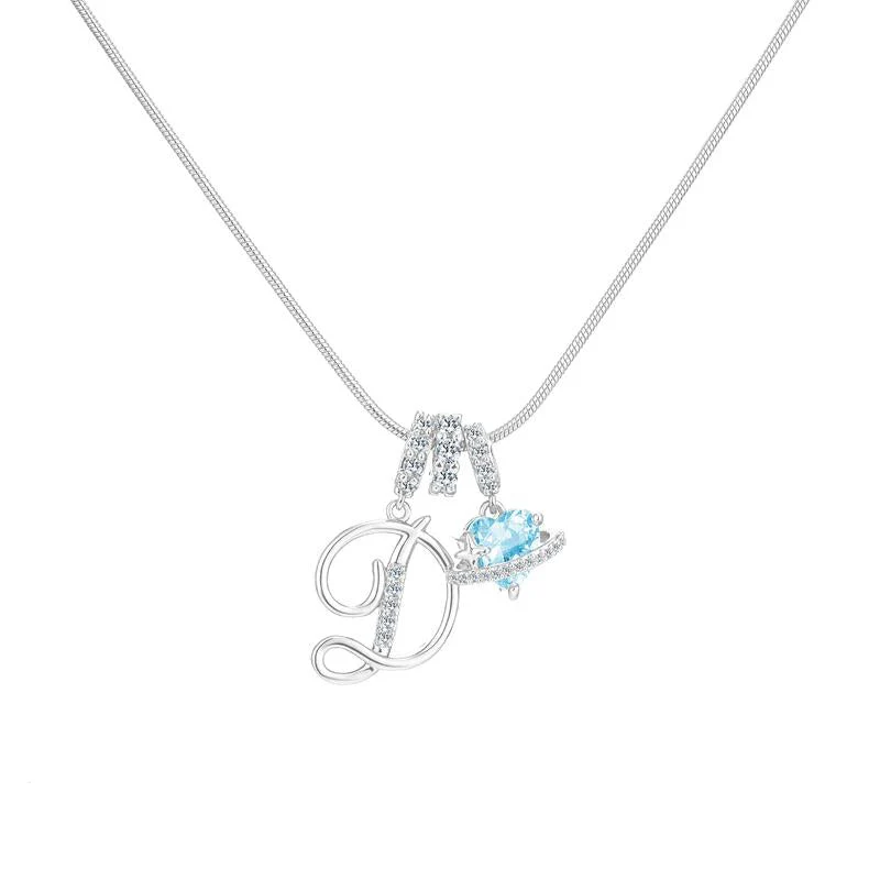 Initial Heart Charm Necklace - Image 55