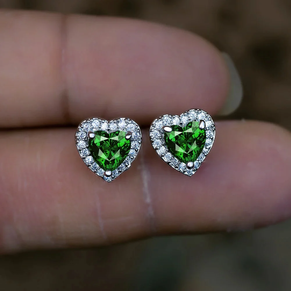 Heart Shaped Colorful Earrings - Image 6