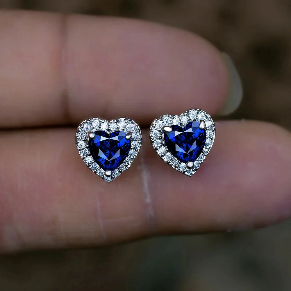 Heart Shaped Colorful Earrings - Image 9