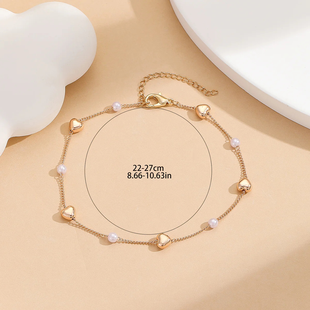 Heartstream Glow Anklet - Image 2