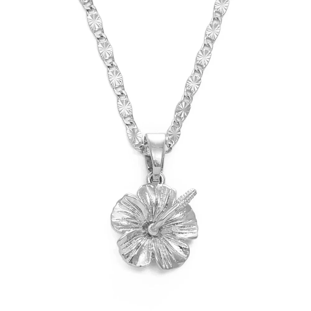 Hibiscus Flower Necklace - Image 2