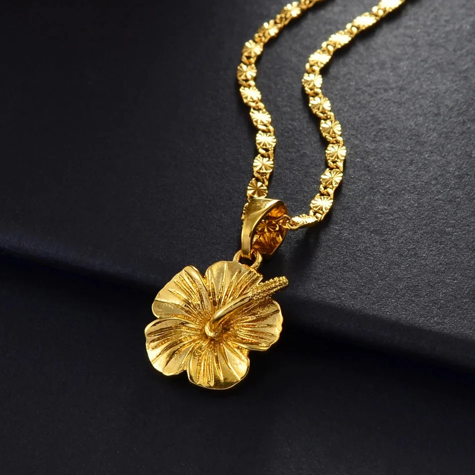 Hibiscus Flower Necklace - Image 5
