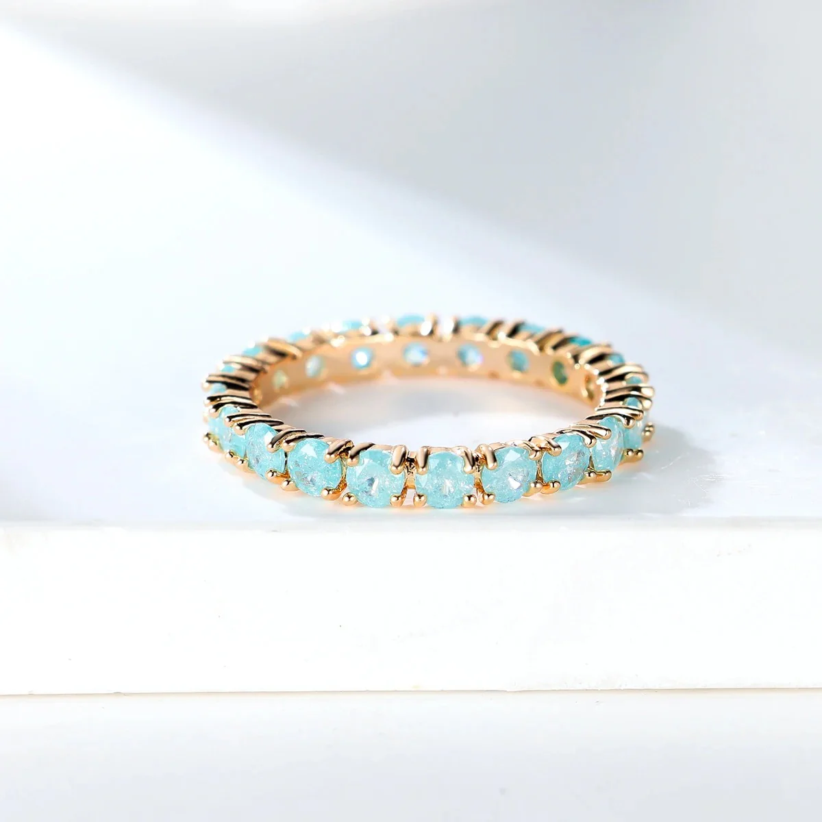 Ice Flower Stone Stacking Ring - Image 5