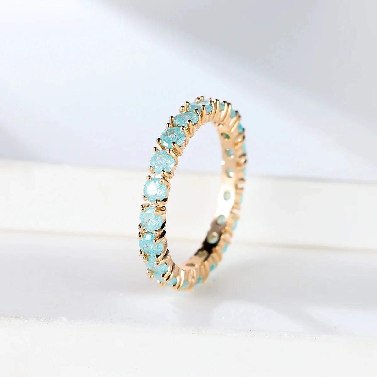 Ice Flower Stone Stacking Ring - Image 8
