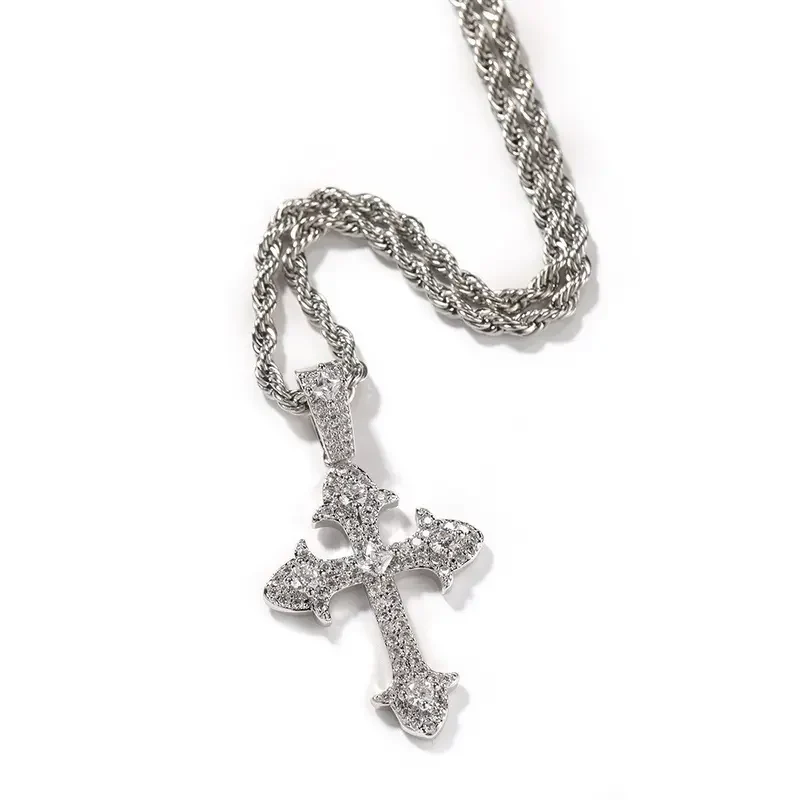 Iced Cross Necklace - Image 2