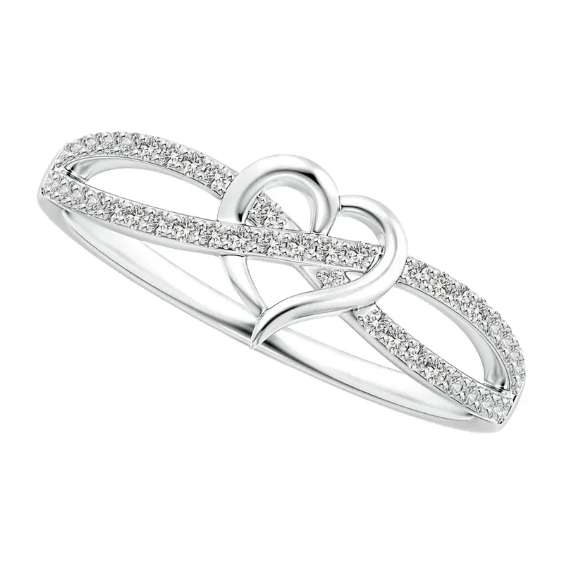 Infinity Heart Promise Ring