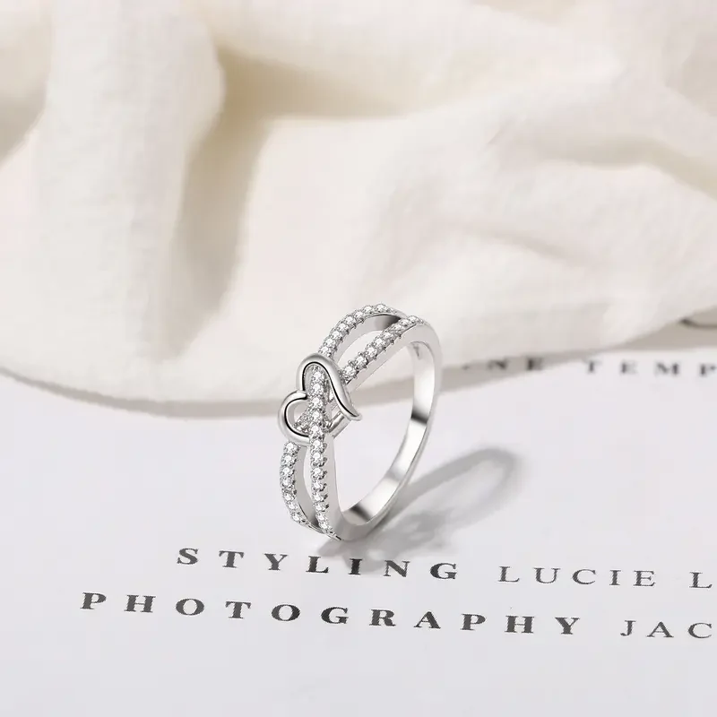 Infinity Heart Promise Ring - Image 2
