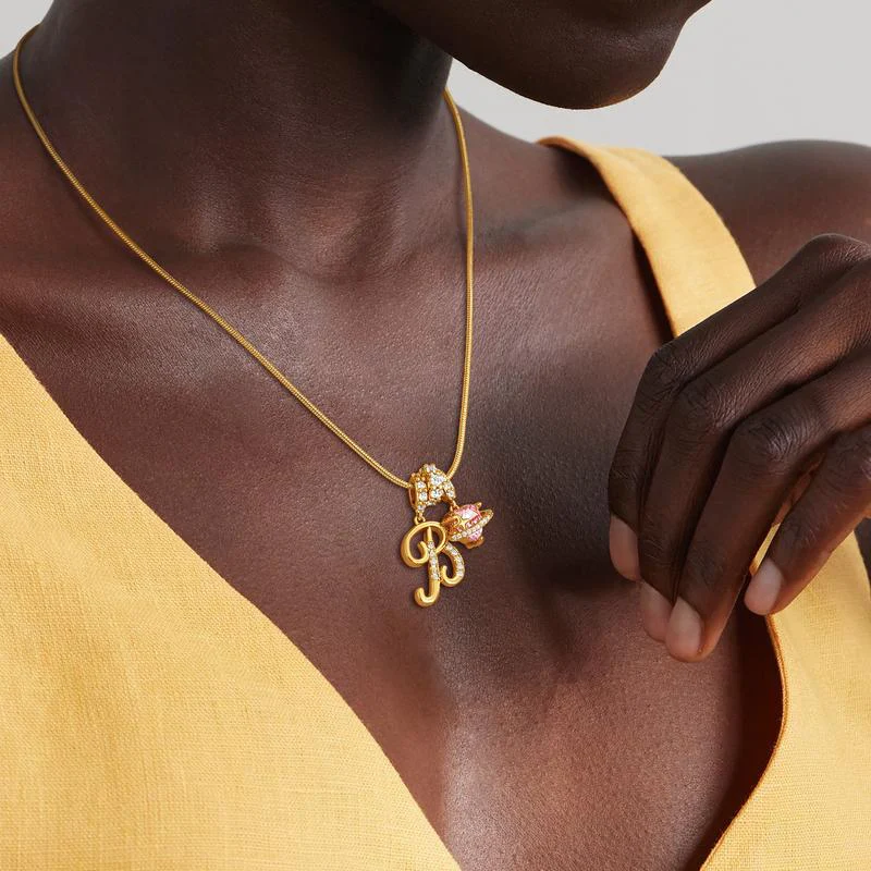 Initial Heart Necklace - Image 5