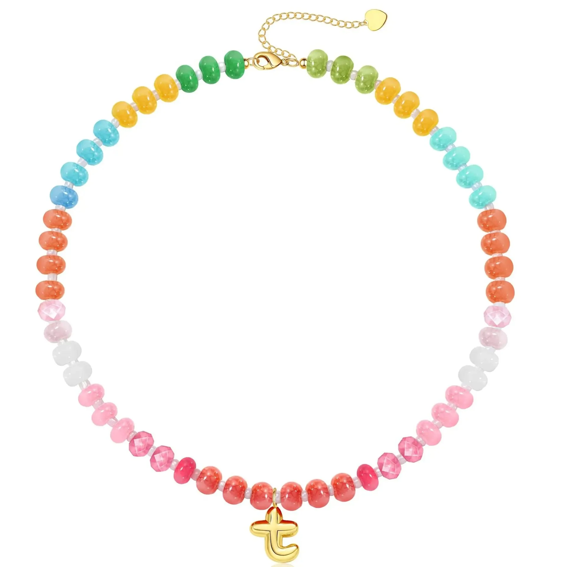 Initial Natural Stone Necklace - Image 22