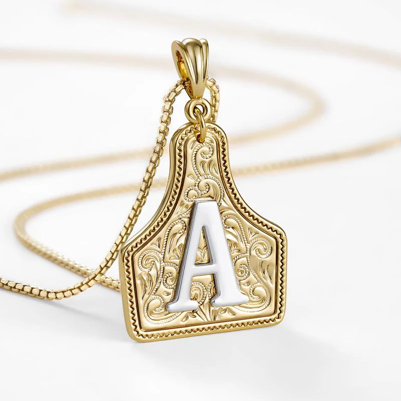 Initial Tag Necklace