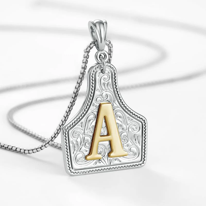 Initial Tag Necklace - Image 10