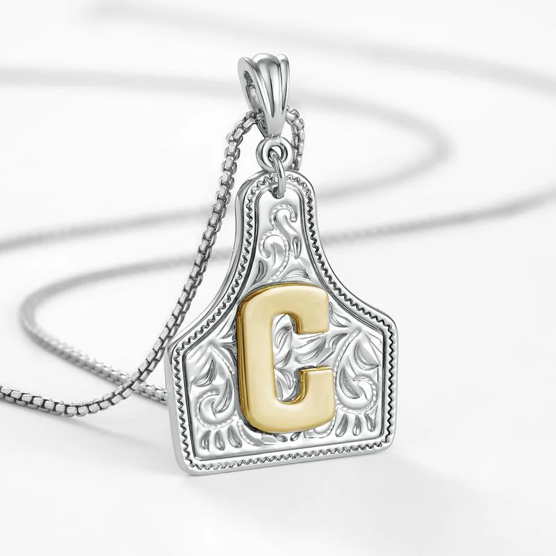 Initial Tag Necklace - Image 12