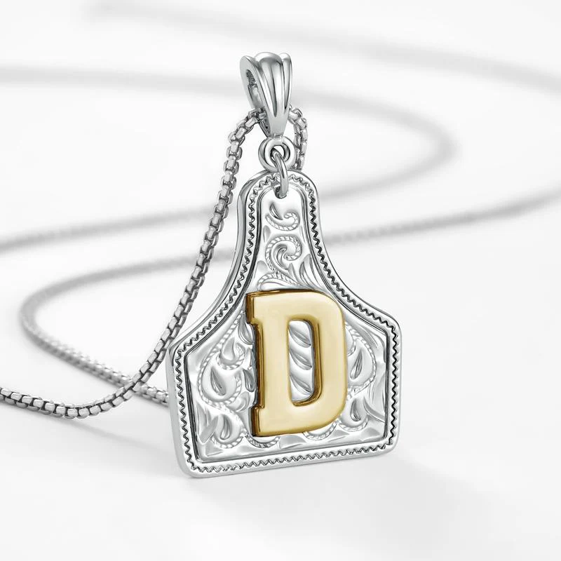 Initial Tag Necklace - Image 13