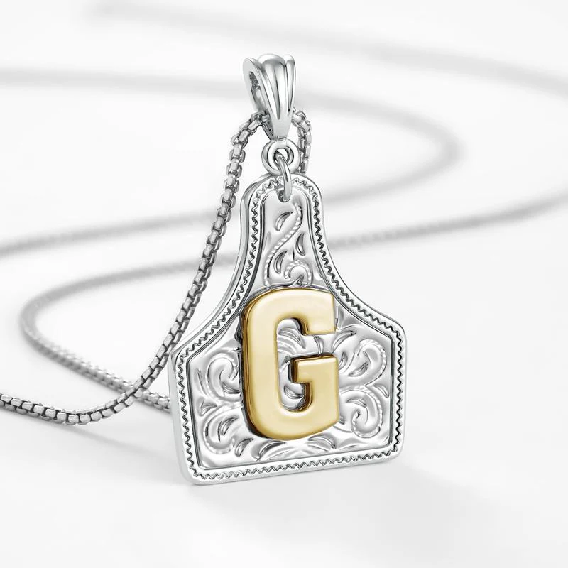Initial Tag Necklace - Image 16