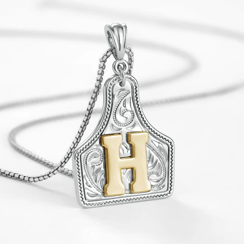 Initial Tag Necklace - Image 17