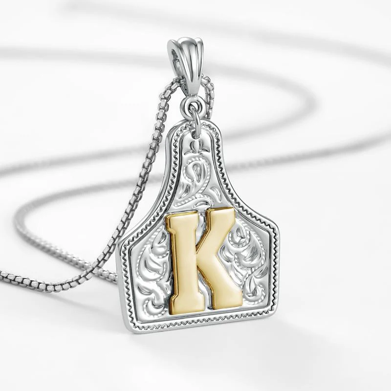 Initial Tag Necklace - Image 20