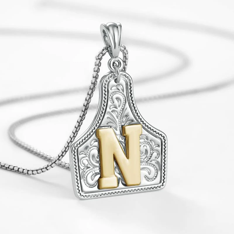 Initial Tag Necklace - Image 23