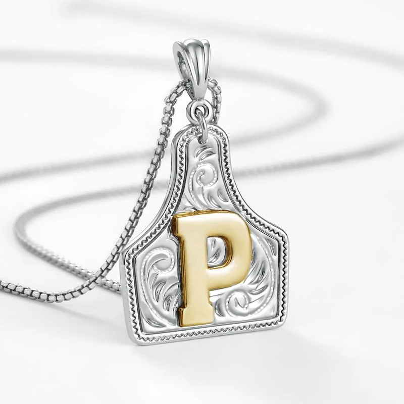 Initial Tag Necklace - Image 25