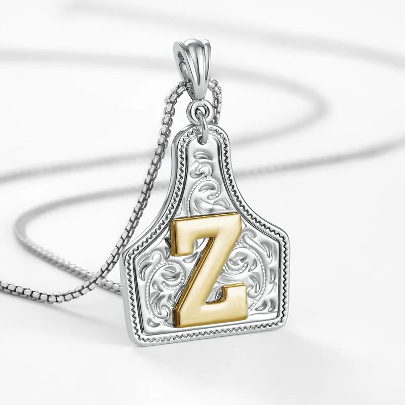 Initial Tag Necklace - Image 35
