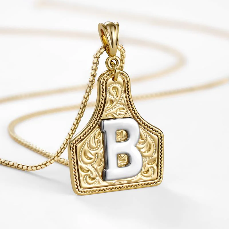 Initial Tag Necklace - Image 36