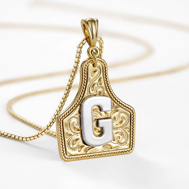 Initial Tag Necklace - Image 41