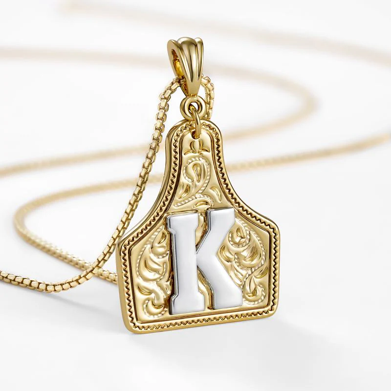 Initial Tag Necklace - Image 45