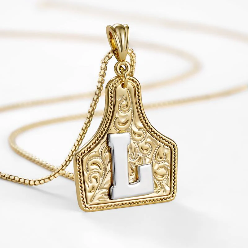 Initial Tag Necklace - Image 46