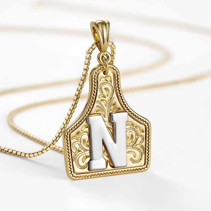 Initial Tag Necklace - Image 48