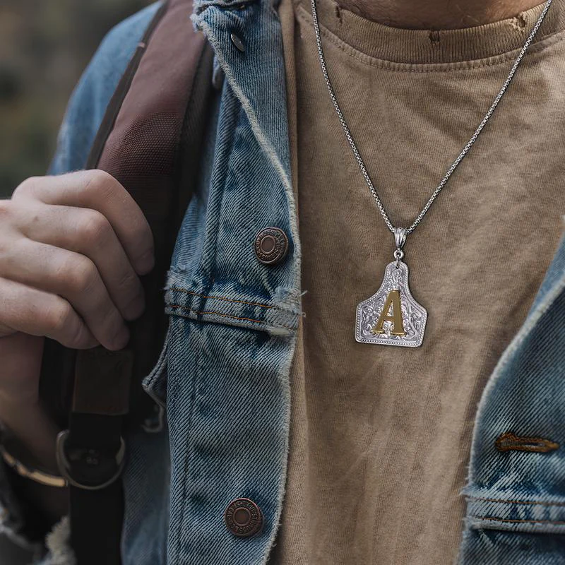 Initial Tag Necklace - Image 6
