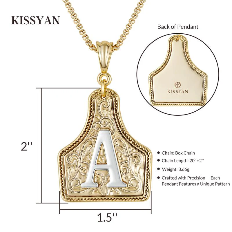 Initial Tag Necklace - Image 9
