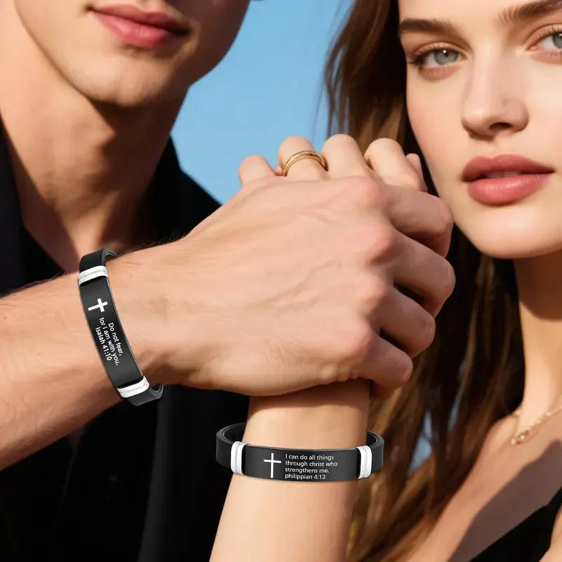Inspirational Cross Bracelet - Image 2