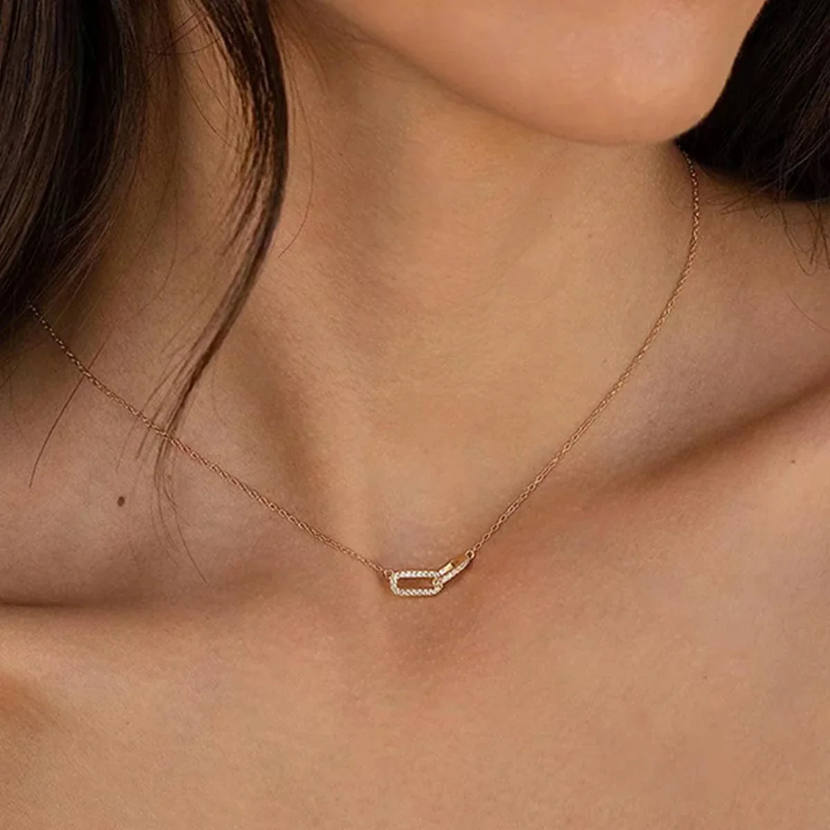 Interlocked Infinity Necklace - Image 3