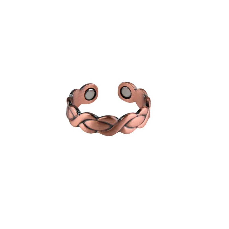 Intertwined Magnetic Copper Ring - Image 7