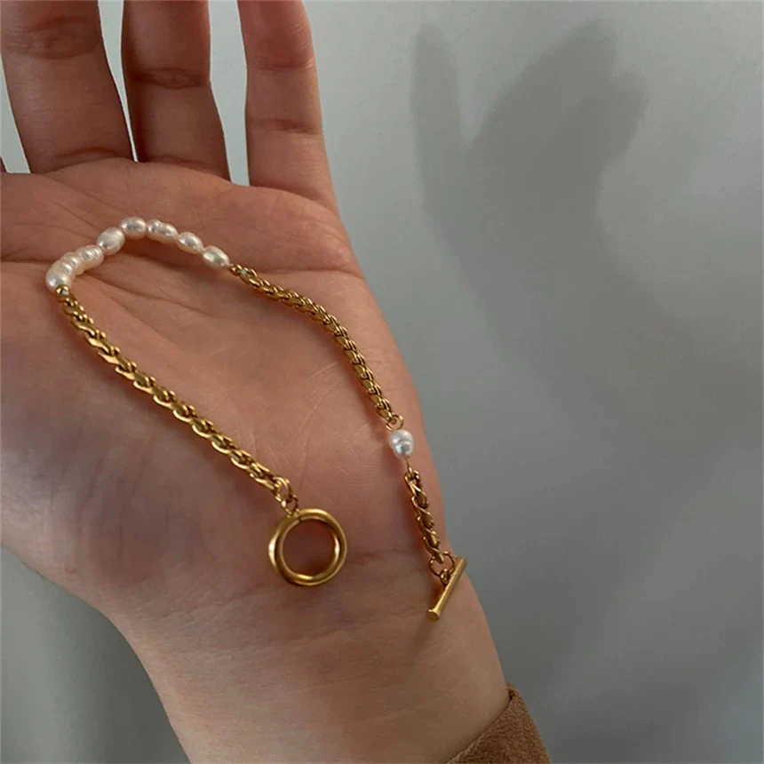 Irregular Pearl Bracelet - Image 3