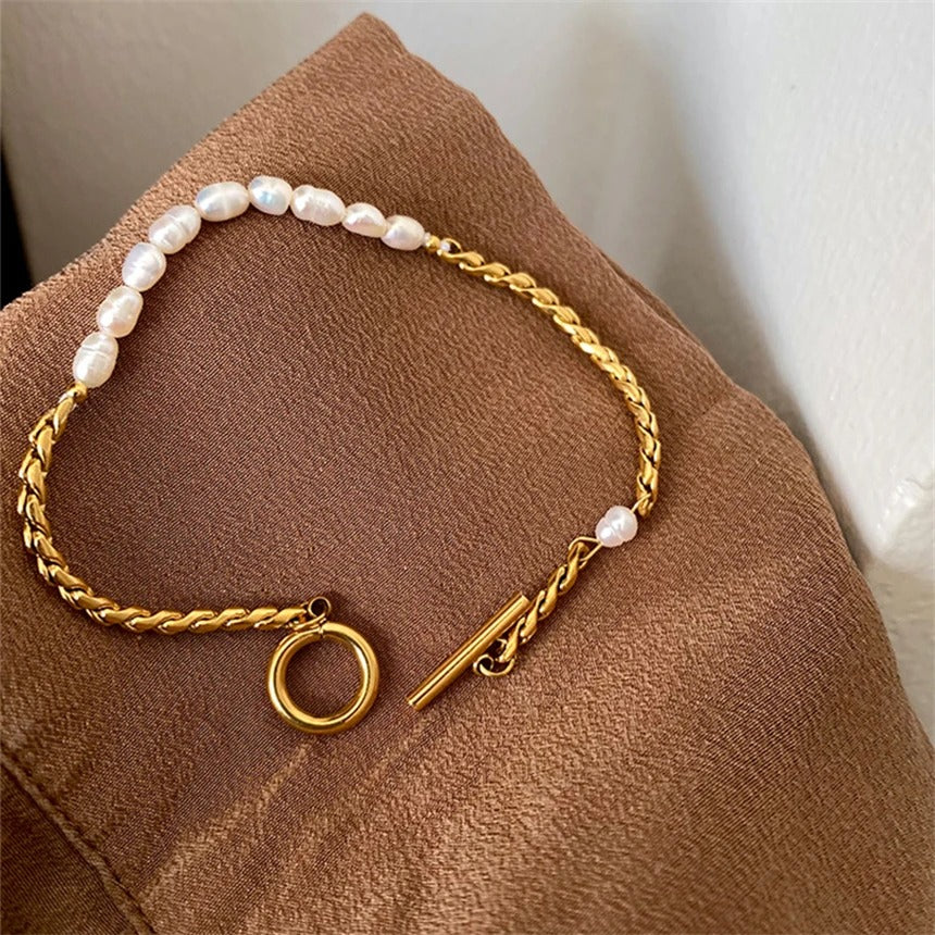 Irregular Pearl Bracelet - Image 6