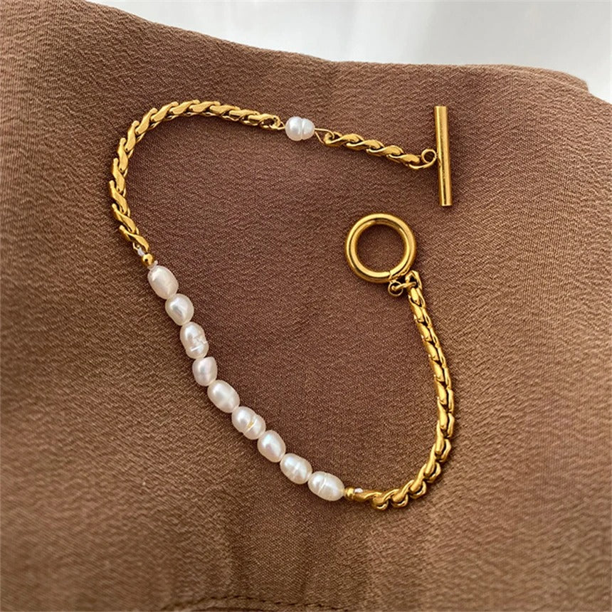 Irregular Pearl Bracelet - Image 7